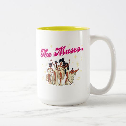 The Muses Two-Tone Coffee Mug (Droit)