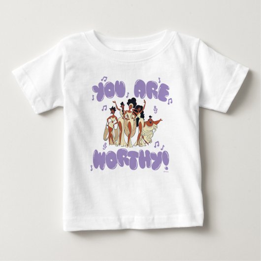 The Muses - You Are Worthy Baby T-Shirt (Devant)