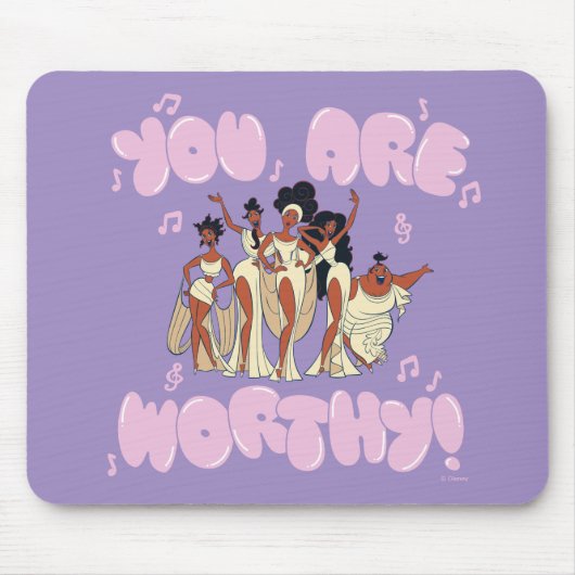 The Muses - You Are Worthy Mouse Pad Muismat (Voorkant)