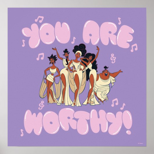 The Muses - You Are Worthy Poster (Voorkant)