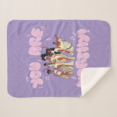 The Muses - You Are Worthy Sherpa Blanket Sherpa Deken (Voorkant (horizontaal))