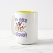 The Muses - You Are Worthy Two-Tone Coffee Mug (Devant gauche)