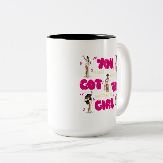 The Muses - You Got This Girl Two-Tone Coffee Mug (Devant droit)