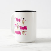 The Muses - You Got This Girl Two-Tone Coffee Mug Tweekleurige Koffiemok (Voorkant links)