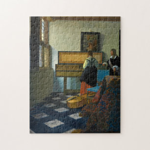 The Music Lesson, 1662-1663, door Johannes Vermeer Legpuzzel