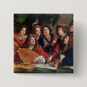 The Musical Society, 1688 Vierkante Button 5,1 Cm
