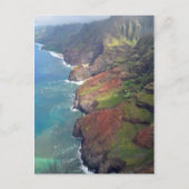 The Na Pali Coast - Island of Kauai, Hawaii Briefkaart (Voorkant)