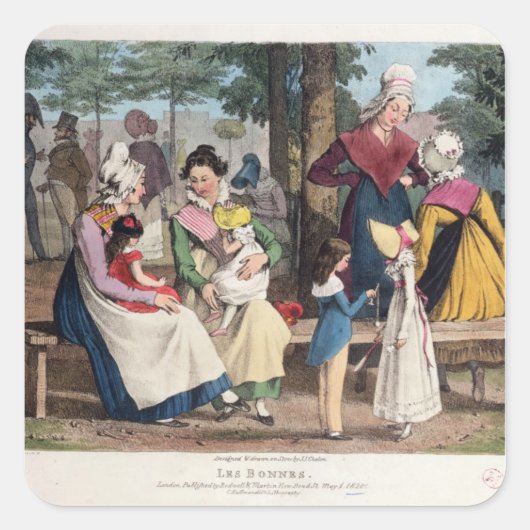 The Nannies, 1820 Vierkante Sticker (Voorkant)