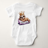 The Nap King - Een stijlvolle luiaard! Romper (Achterkant)