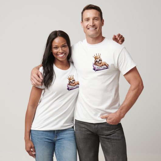 The Nap King - Een stijlvolle luiaard! T-shirt (Unisex)