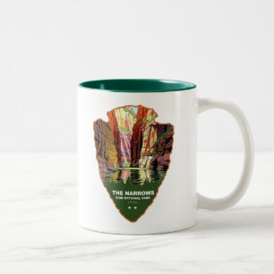 The Narrows Zion National Park Pijl Tweekleurige Koffiemok