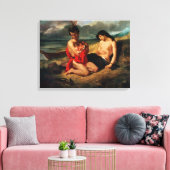 The Natchez, c.1823-35 Canvas Afdruk (Insitu (Woonkamer))