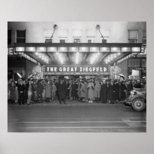 The National Theater, 1936.  foto Poster