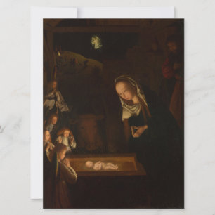 The Nativity at Night (Birth of Jesus, Christmas) Kaart