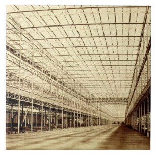 The Nave at Crystal Palace, Hyde Park, maart 1852 Tegeltje
