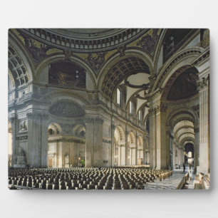 The Nave of St. Paul's Cathedral (foto) Fotoplaat