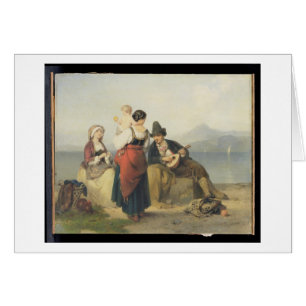 The Neapolitan Family, 1865 (olie op het paneel)