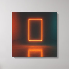 The Neon Gate Canvas Afdruk