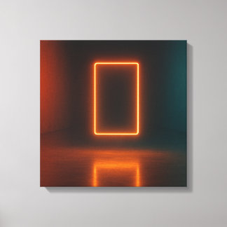 The Neon Gate Canvas Afdruk