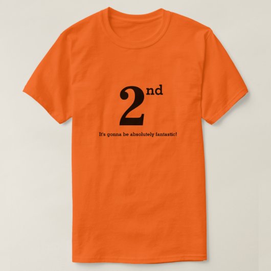'The Netherlands second' T-shirt (Design voorkant)