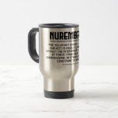 The Neurenberg Code 1947 A. 1 Travel Mug Reisbeker (Voorkant links)