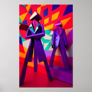 The New Wave Order Ken Gage Surrealisme Poster
