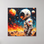 THE NEW WORLD MAN CANVAS AFDRUK (Voorkant)