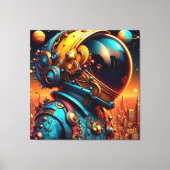 THE NEW WORLD MAN CANVAS AFDRUK (Voorkant)