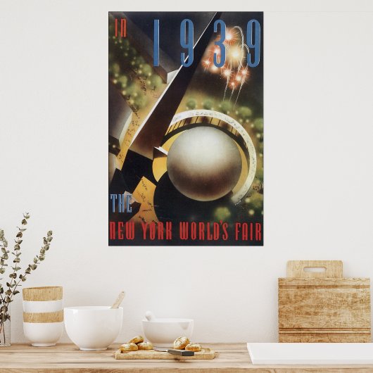 The New York World's Fair 1939 Poster (Keuken)