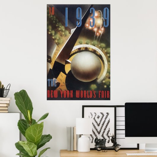 The New York World's Fair 1939 Poster (Thuiskantoor)