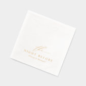 The Night Before Modern Rehearsal Dinner Wedding (Gauche)