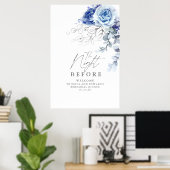 The Night Before Rehearsal Dinner Welcome Poster (Thuiskantoor)