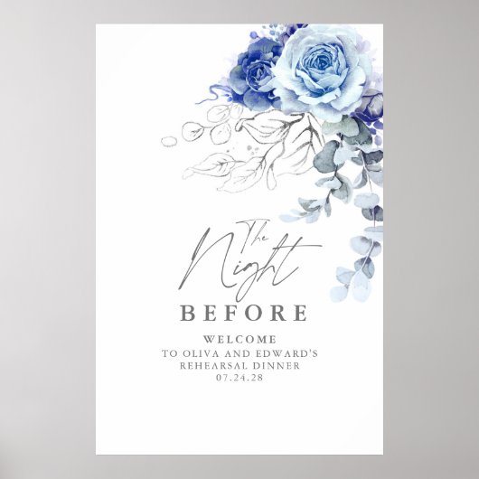 The Night Before Rehearsal Dinner Welcome Poster (Voorkant)