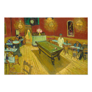 The Night Cafe, 1888 by Vincent van Gogh Foto Afdruk