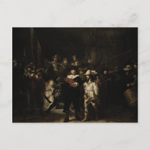 The Night Watch by Rembrandt van Rijn Briefkaart