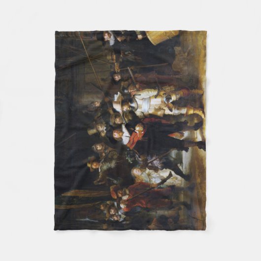 The Night Watch, Rembrandt, 1642 Fleece Deken (Voorkant)