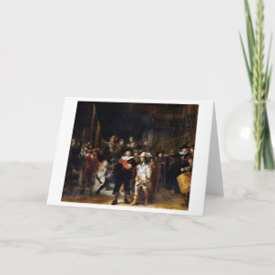 The Night Watch, Rembrandt, 1642 Kaart
