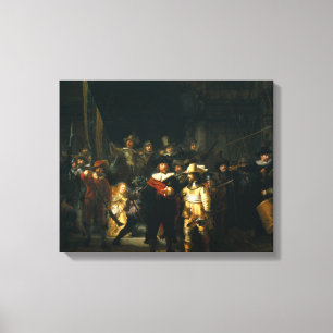 The Night Watch - Rembrandt Canvas Afdruk