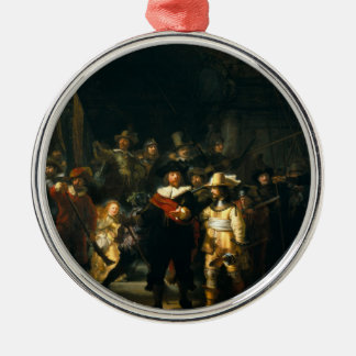 The Night Watch - Rembrandt Metalen Ornament