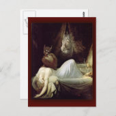 The Nightmare by Henry Fuseli, 1781 Briefkaart (Voorkant / Achterkant)