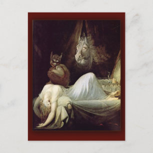 The Nightmare by Henry Fuseli, 1781 Briefkaart