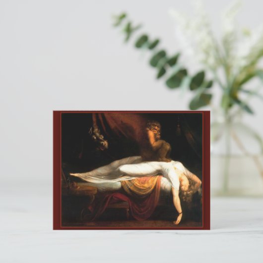 The Nightmare by John Henry Fuseli Briefkaart (Staand voorkant)