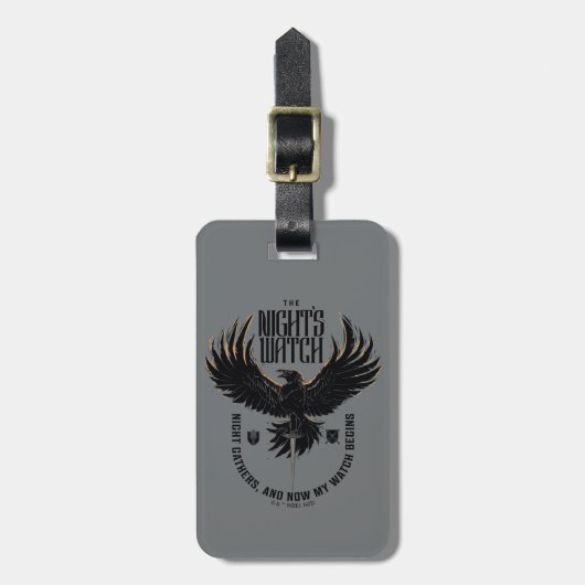 The Night's Watch Motto Bagagelabel (Voorkant verticaal)