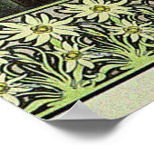 The North Star van Alphonse Mucha Poster (Hoek)