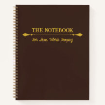 The Notebook | Minimalistische Espresso Goud Journ