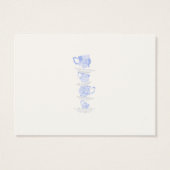 Thé nuptial Chine Dentelle Devinez combien de bais (Dos)