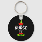 The Nurse Elf Christmas Matching Pajamas  Sleutelhanger (Voorkant)