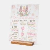 The Nutcracker 1st Birthday Milestone Birth Stats (Angle)