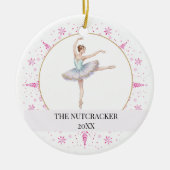 The Nutcracker Ballet Christmas Holiday Keramisch Ornament (Voorkant)