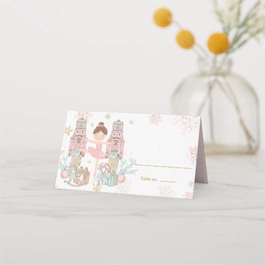 The Nutcracker Christmas Ballet Brunette Pink Tutu (Voorkant)